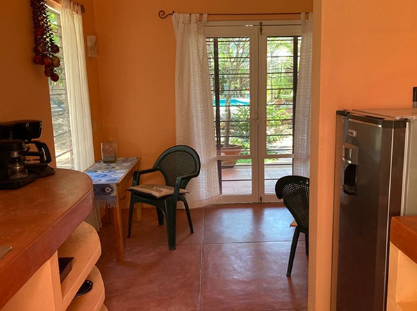 Vista cocina casita
